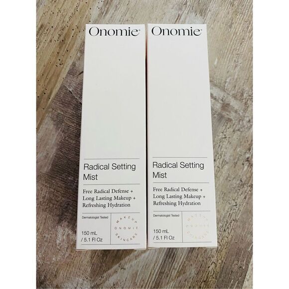 Set of 2 Onomie Radical Makeup Rose Water Setting Mist Revolve - Picture 2 of 4